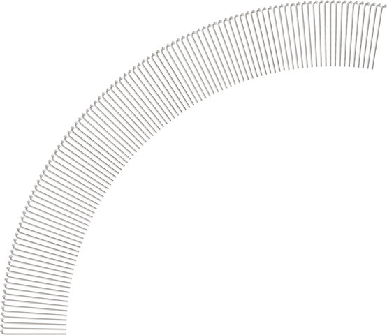 DT Swiss Competition® 2.0 / 1.8 Speichen - 100 Stück - silber/288 mm