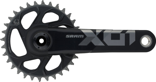 SRAM X01 Eagle Boost DUB DM 12-fach Carbon Kurbelgarnitur - lunar-polar/170,0 mm