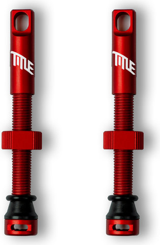 Title MTB Tubeless Ventil-Set - rot/SV/44 mm