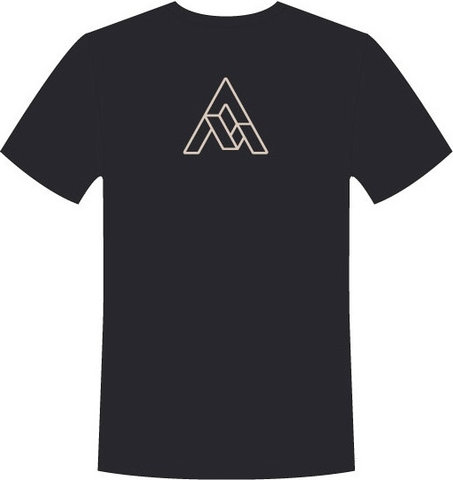 7mesh Podium Logo T-Shirt - vintage black-almond/M