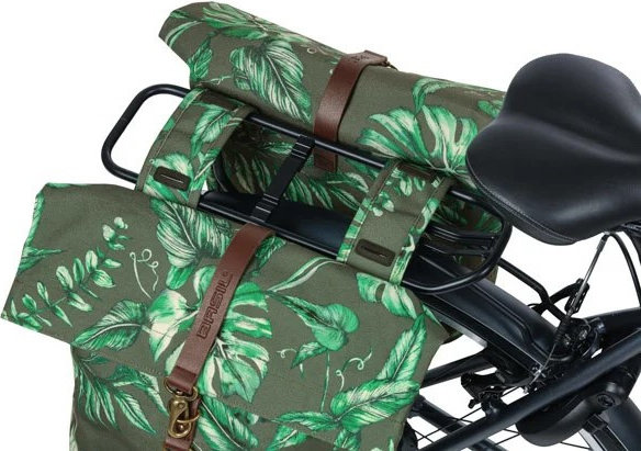Basil Ever-Green Double Pannier Bag - evergreen/28 l