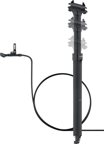 Kind Shock LEV-Si 120 mm Sattelstütze - black/0 mm/465 mm/27,2 mm/ohne
