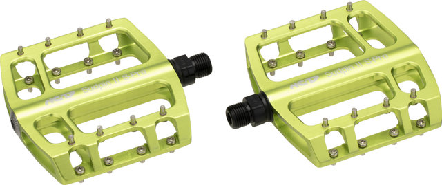 NC-17 Pedales de Plataforma Sudpin II S-Pro - verde/96 mm/100 mm