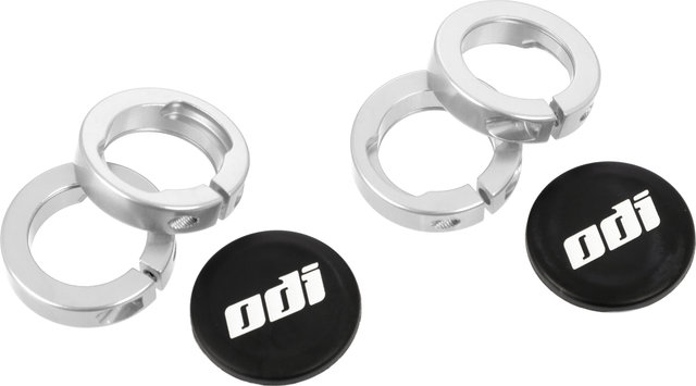 ODI Bagues d'Arrêt Lock Jaws pour Système Lock-On - argenté