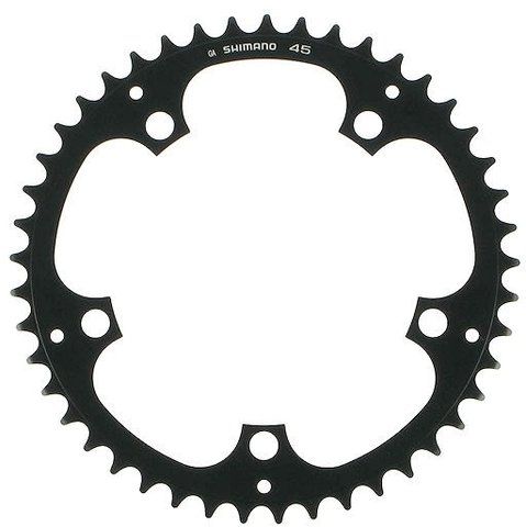 Shimano Alfine FC-S500 9-speed Chainring for Double Chain Guard - black/45 tooth