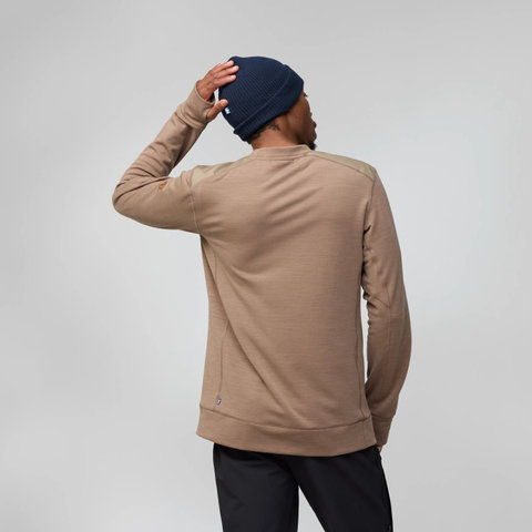 Fjällräven Pull en polaire Keb pour hommes - suede brown | L