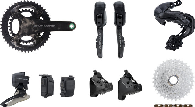 Campagnolo Super Record Wireless Gruppe 2x12-fach 32-48 140/160 - carbon/Anlöt/11-32/Campagnolo/Campagnolo/170,0 mm/ohne