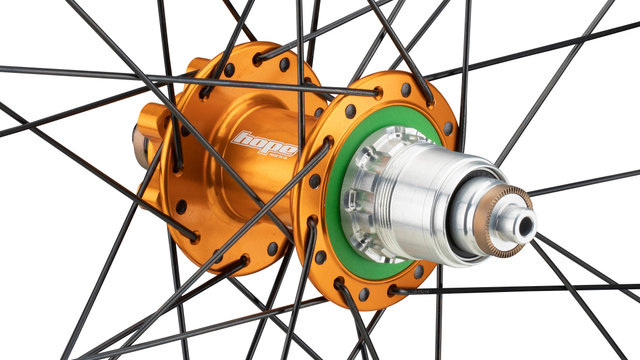 Hope Pro 4 + Fortus 26 Disc 6-Loch 29" Boost Laufradsatz - orange-black | SRAM XD | Boost | 148 mm | 110 mm | Boost | 29" | 110 mm | SRAM XD | 110 mm | 148 mm