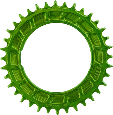 Garbaruk Thread Mount Chainring for SRAM XX/XX SL PM 3 mm Round - green/36/36 