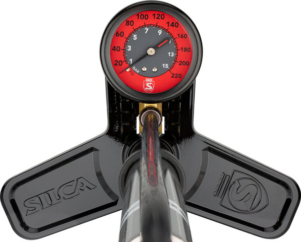 SILCA Bomba de pie Pista Plus - gris oscuro