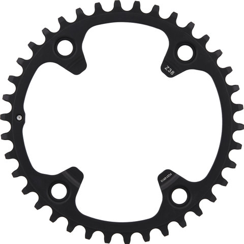 Campagnolo Plato Ekar 13 velocidades, 4 brazos, círculo de agujeros de 123 mm - negro/38 