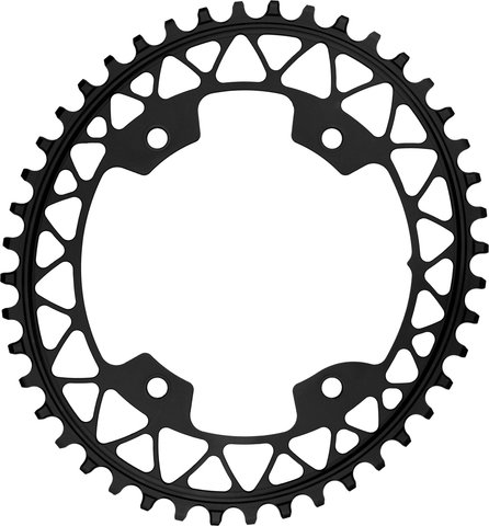 absoluteBLACK Oval 1X Gravel Kettenblatt für 110/4 BCD - black/44 Z