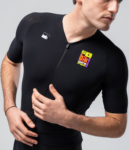 GOBIK CX Solid Unisex S/S Trikot High Key Edition - hk black/M