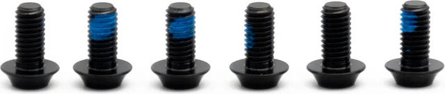 OAK Components Juego de Tornillos de titanio M5x10 para Disco de freno 6 agujeros - black