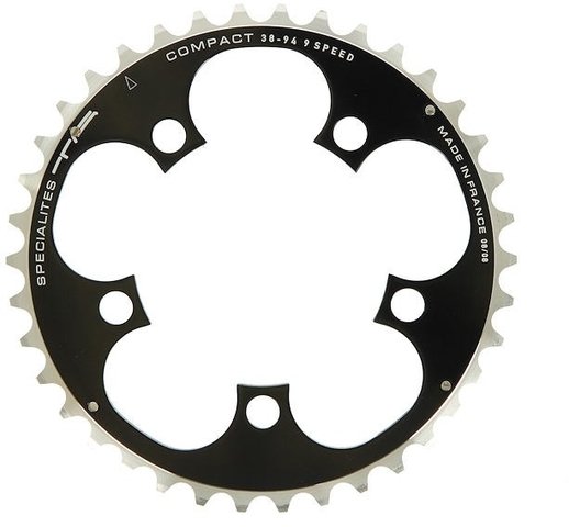 Compact Chainring, 5-arm, 94 mm BCD - black/38 tooth