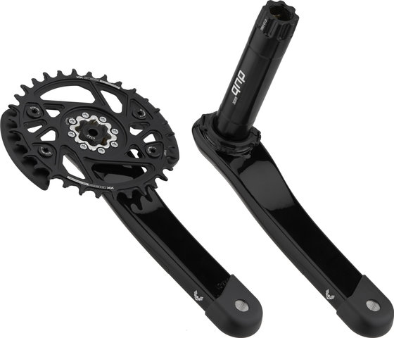 SRAM XX Eagle Transmission T-Type DUB DM 12-fach Carbon Kurbelgarnitur - black/175,0 mm