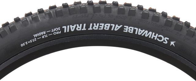 Schwalbe Pneu souple Albert Evolution Trail Radial ADDIX Soft TLR 27,5" - noir/27.5 /63 /63-584/2.5 