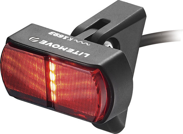 Litemove Luz trasera TS-FD e-bike para guardabarros - con StVZO - negro