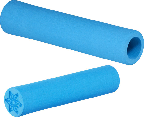 Supacaz Supalite Grip Handlebar Grips - neon blue/130 mm
