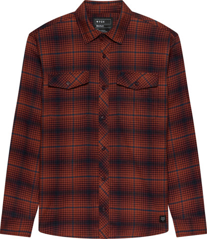 Fox Head Survivalist Core Flannel Shirt - amber scarlet | S