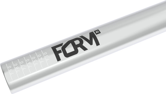 Title MTB Form 25 mm 31.8 Aluminium Riser Lenker - chrome/800 mm