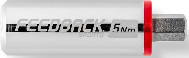 Feedback Sports Adaptador de par de torsión fijo Reflex - rojo-plata/5 Nm