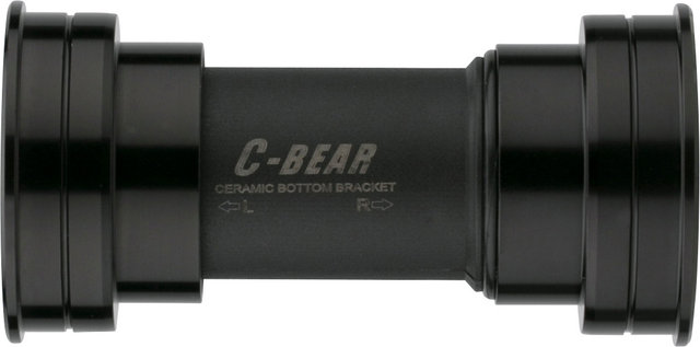 C-BEAR Eje de pedalier BB86 Shimano Race 41 x 86,5 mm - negro/Press Fit BB86