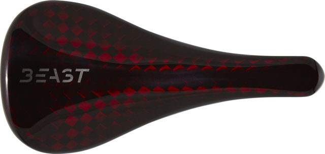 BEAST Components Sillín Pure - carbono rojo/130 mm