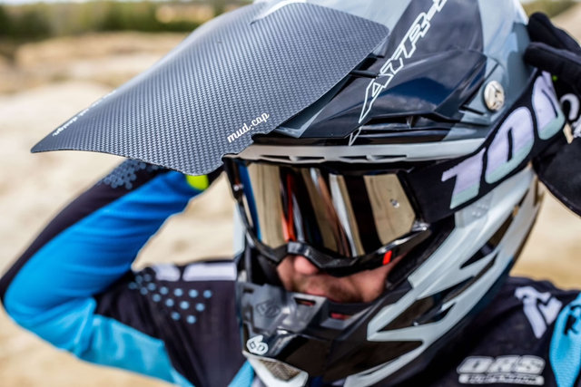 rie:sel design Mud:Cap Helmet Extension - carbon 21