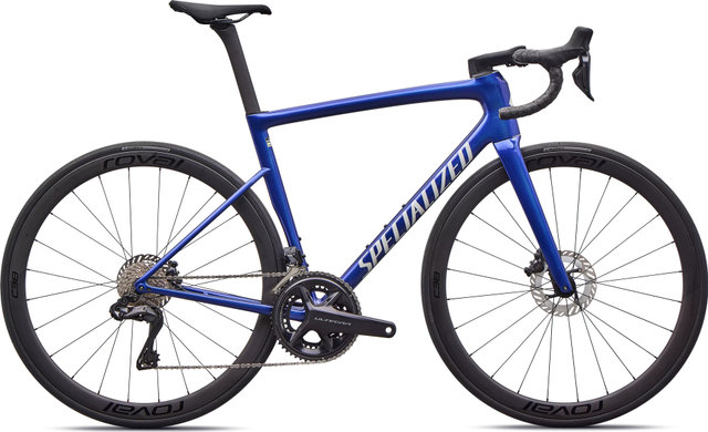 Specialized Vélo de route Tarmac SL8 Expert Di2 28" en carbone - gloss blue majesty metallic-dolomite metallic/165,0 mm/28"/XS/47 mm Specialized Vélo de route Tarmac SL8 Expert Di2 28" en carbone - gloss blue majesty metallic-dolomite metallic/165,0 mm/28"/XS/47 mm