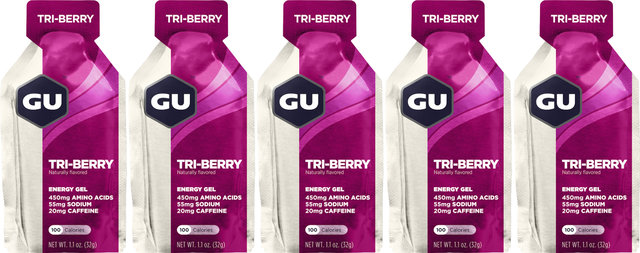 GU Energy Labs Energy Gel - 5 unidad - tri-berry
