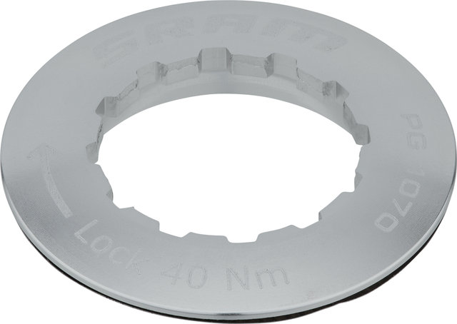 SRAM Verschlussring Aluminium für OG-1070 / PG-970 - silver