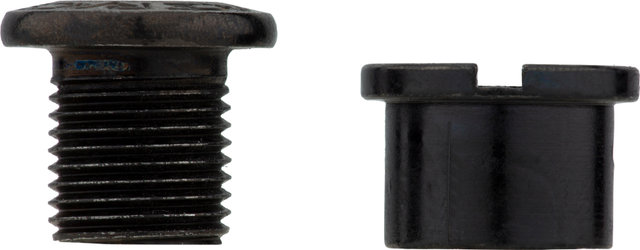 Race Face Kettenblattschrauben Stahl 4-Arm kurz - black