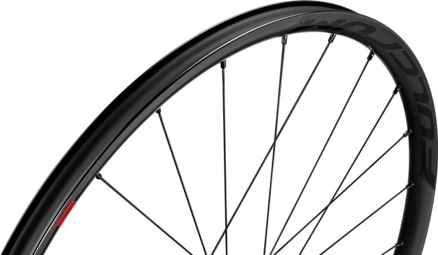 Fulcrum Rapid Red 5 DB Disc Center Lock 28" Laufradsatz - schwarz/Non Boost/Non Boost/142 mm/100 mm/28"/Shimano Road/100 mm/Shimano Road/100 mm/142 mm