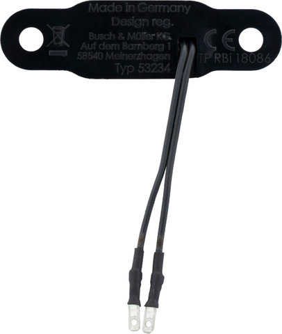 busch+müller Toplight Line Small LED Rear Light - StVZO Approved - black-red