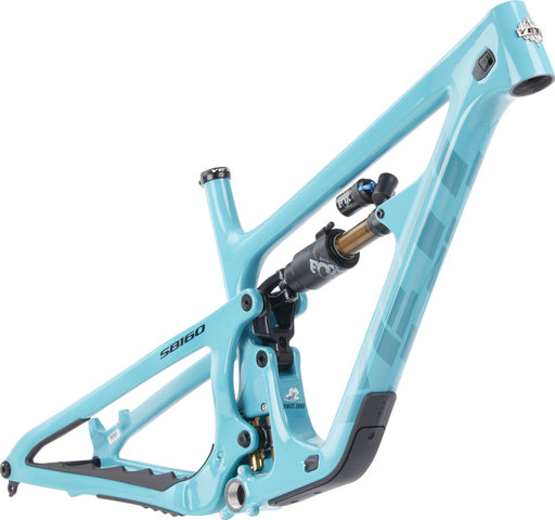 Yeti Cycles SB160 TURQ Carbon 29" Rahmenkit - turq/1 1/8" - 1,5" tapered/L/160 mm/12 mm Steckachse