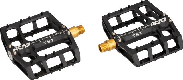 NC-17 Pedales de plataforma Sudpin IV XL Ti TNT - negro/106 mm/122 mm