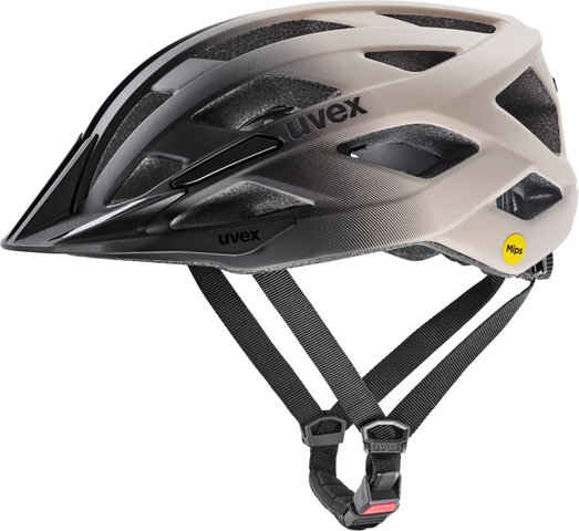 uvex i-vo 2 MIPS Helm - warm grey black matt | 52 - 57 cm