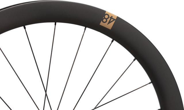 Reserve 48|53 GR / DT 350 Disc Center Lock Carbon Wheelset 28" - black | 142 mm | 100 mm | Shimano Road | 28"