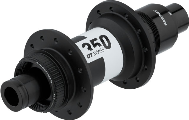 DT Swiss Buje RT 350 Classic Road Disc Center Lock - negro/SRAM XDR/24/SRAM XDR