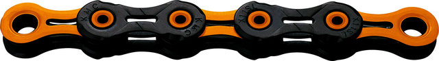 KMC DLC11 Waxed Kette 11-fach - black-orange/118
