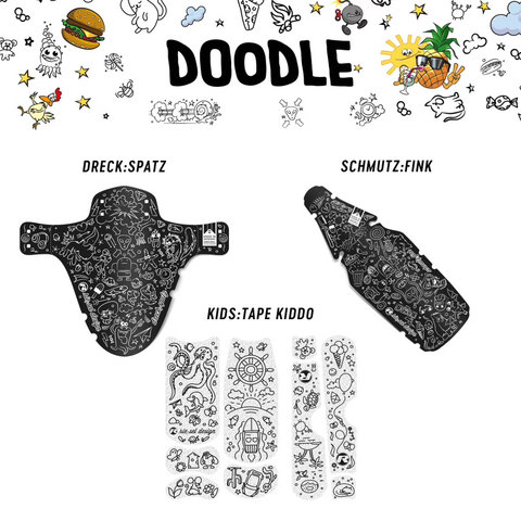 rie:sel design Bundle Kiddo Rahmenschutzset - doodle