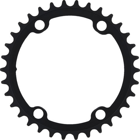 Rotor Road Chainring, 4-arm, noQ, 110 mm Bolt Circle Diameter 11-/12-speed - black/34 