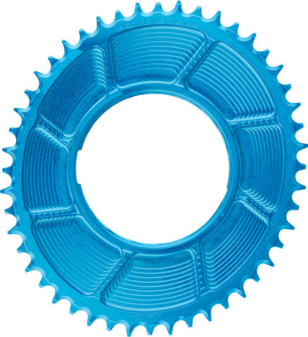 Garbaruk Plato Thread Mount para SRAM RED XPLR AXS PM Oval - blue/48/48 