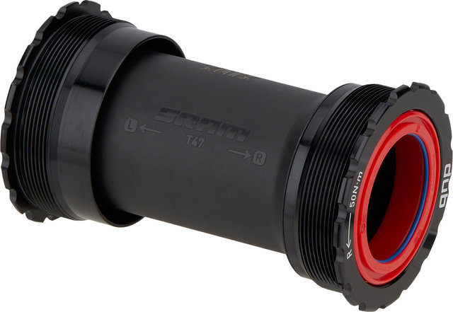 SRAM Eje de pedalier DUB T47 Cerámica Road Wide 85,5 mm - black/T47