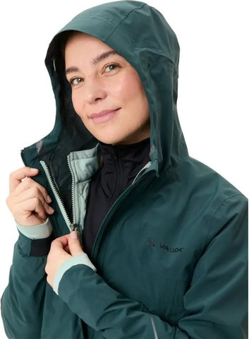 VAUDE Womens Yaras 3in1 Jacket - deep pond/46