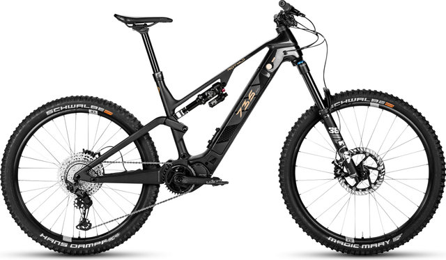ROTWILD Bicicleta eléctrica de montaña R.E735 Core 29"/27,5" - black metallic | L | 29" (delantero), 27,5" (trasero) | 170 mm | 165,0 mm