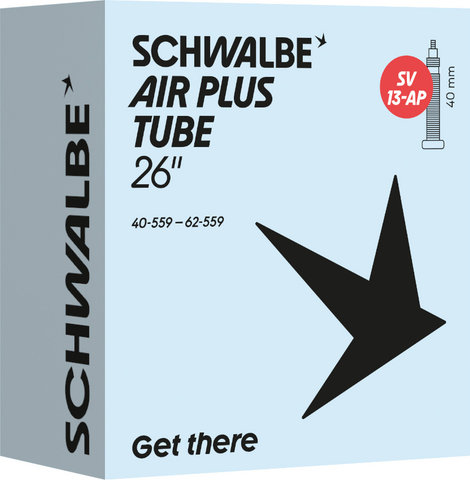 Schwalbe Chambre à air 13 Air Plus pour 26" - universal | Valve Presta (SV) | 40 mm