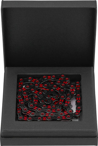 KMC DLC11 Kette 11-fach - black-red/116