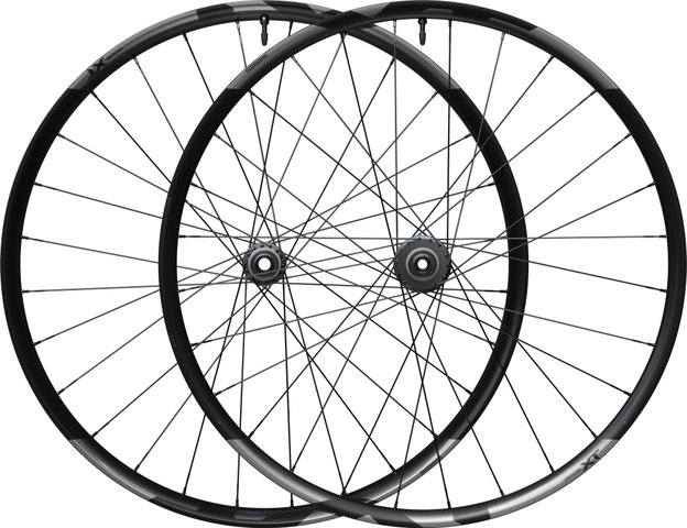 Shimano DEORE XT WH-M8200-B Juego de ruedas Disc Center Lock 29" - negro/148 mm/110 mm/Shimano Micro Spline/29"/Boost/Boost